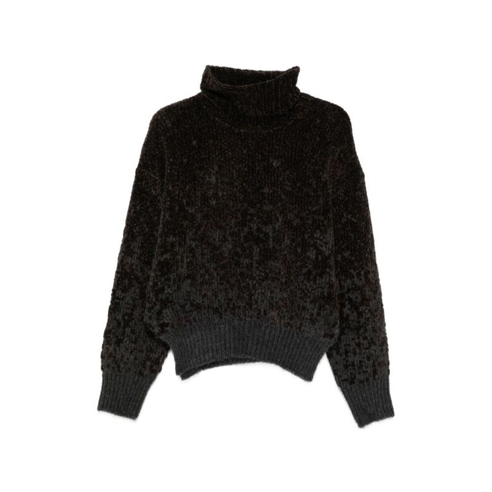 Alysi Women Chenille Turtle-Neck Sweater